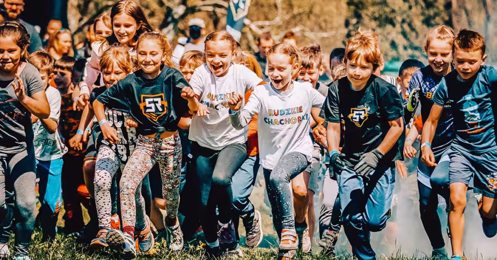 Atrakcje dla dzieci Toruń – tor przeszkód dla dzieci Survival Race KIDS w Toruniu.